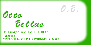 otto bellus business card